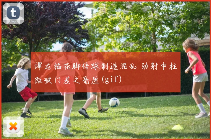 谭龙插花脚传球制造混乱 劲射中柱距破门差之毫厘(gif)