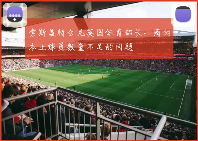 索斯盖特会见英国体育部长，商讨本土球员数量不足的问题